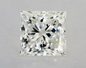 Natural 3.01 Carat J SI1 Princess Diamond