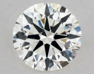 Natural 0.6 Carat H SI1 Round Diamond