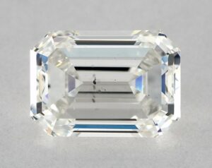 Natural 0.99 Carat H SI1 Emerald Diamond