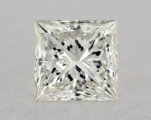 Natural 0.7 Carat J VVS2 Princess Diamond