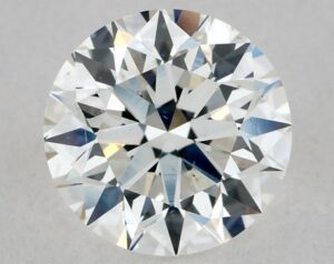 Natural 1 Carat F SI1 Round Diamond