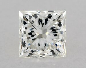 Natural 0.73 Carat I VS2 Princess Diamond