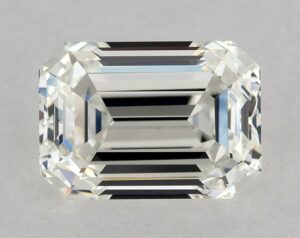 Natural 0.81 Carat H VVS2 Emerald Diamond