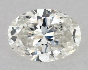 Natural 0.5 Carat H VS2 Oval Diamond