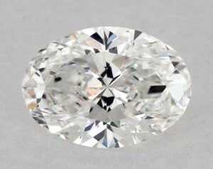 Natural 0.63 Carat F VS2 Oval Diamond