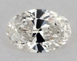 Natural 0.54 Carat I VS2 Oval Diamond