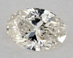 Natural 0.6 Carat J VS2 Oval Diamond