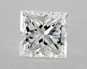 Natural 1.84 Carat F SI1 Princess Diamond