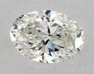 Natural 1.04 Carat H SI1 Oval Diamond