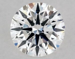 Natural 0.8 Carat D SI1 Round Diamond