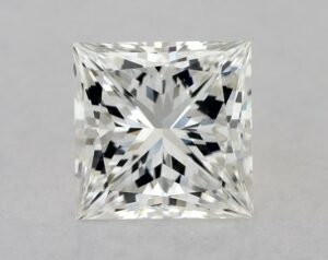 Natural 0.72 Carat G VVS2 Princess Diamond