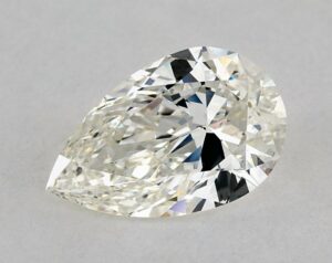 Natural 2.59 Carat J SI1 Pear Diamond