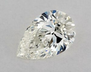 Natural 0.7 Carat I VS1 Pear Diamond