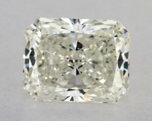 Natural 4.06 Carat L SI1 Radiant Diamond