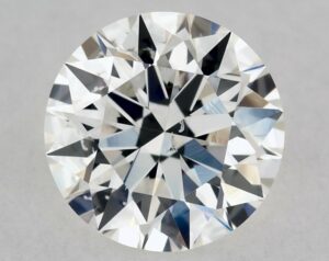 Natural 0.5 Carat D SI1 Round Diamond