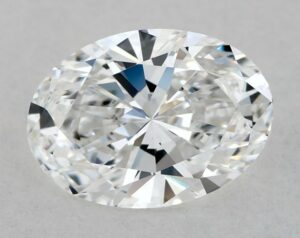 Natural 0.73 Carat E VVS2 Oval Diamond