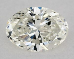 Natural 0.5 Carat K SI1 Oval Diamond