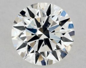 Natural 0.51 Carat F VS2 Round Diamond