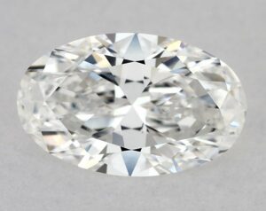 Natural 0.61 Carat E VS1 Oval Diamond