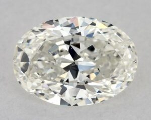 Natural 0.7 Carat H VS1 Oval Diamond