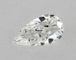 Natural 0.5 Carat E VVS2 Pear Diamond