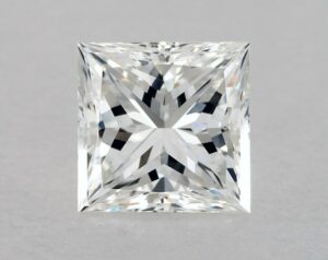 Natural 1.02 Carat H IF Princess Diamond