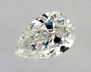 Natural 2.11 Carat G SI1 Pear Diamond