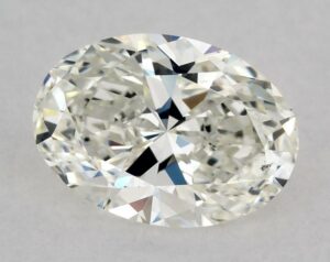 Natural 0.7 Carat I SI1 Oval Diamond
