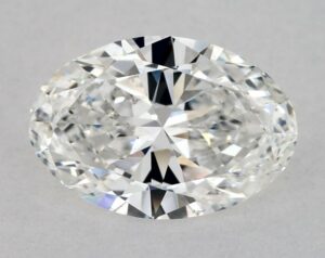 Natural 1.01 Carat F SI1 Oval Diamond