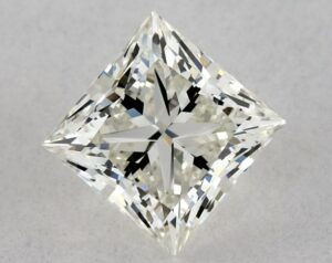 Natural 0.81 Carat K IF Princess Diamond