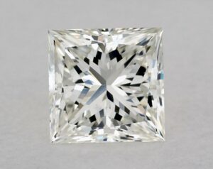 Natural 0.9 Carat H VS2 Princess Diamond