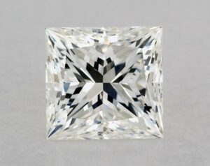 Natural 0.71 Carat G VVS2 Princess Diamond