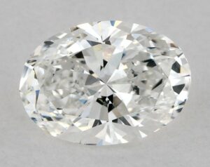 Natural 0.7 Carat E VS2 Oval Diamond