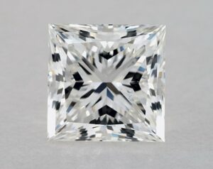 Natural 2.5 Carat G VS2 Princess Diamond