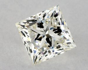 Natural 0.82 Carat J VS1 Princess Diamond