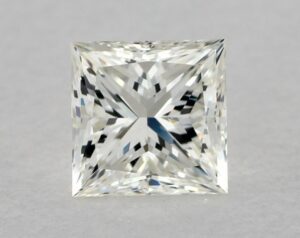 Natural 0.53 Carat J VVS1 Princess Diamond