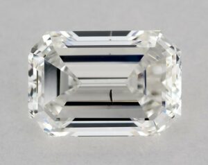 Natural 0.69 Carat F SI1 Emerald Diamond