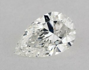 Natural 0.52 Carat G SI1 Pear Diamond