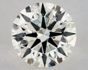 Natural 3.27 Carat L SI1 Round Diamond
