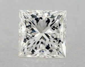 Natural 0.7 Carat H VVS1 Princess Diamond