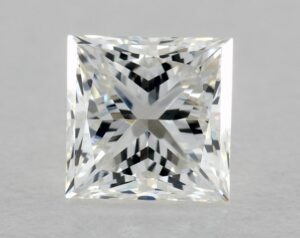 Natural 0.91 Carat G VVS1 Princess Diamond