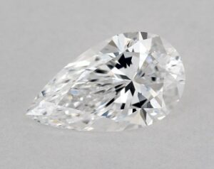 Natural 0.7 Carat D VS1 Pear Diamond
