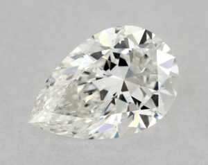 Natural 0.58 Carat H VVS1 Pear Diamond