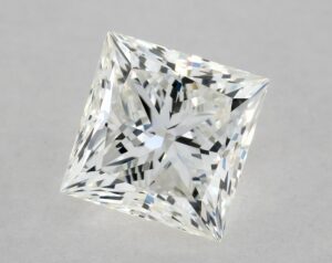 Natural 0.71 Carat H VVS1 Princess Diamond