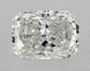 Natural 1.03 Carat H SI1 Radiant Diamond