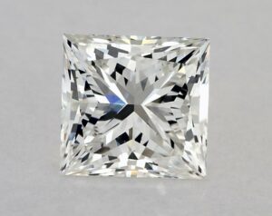 Natural 1.71 Carat H SI1 Princess Diamond