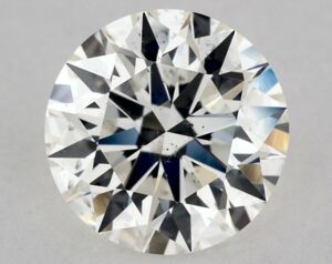 Natural 2.04 Carat I SI1 Round Diamond