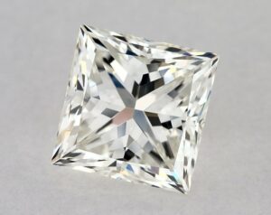 Natural 1.51 Carat J VVS2 Princess Diamond