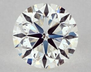 Natural 0.9 Carat H VVS1 Round Diamond