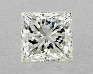Natural 0.74 Carat K SI1 Princess Diamond